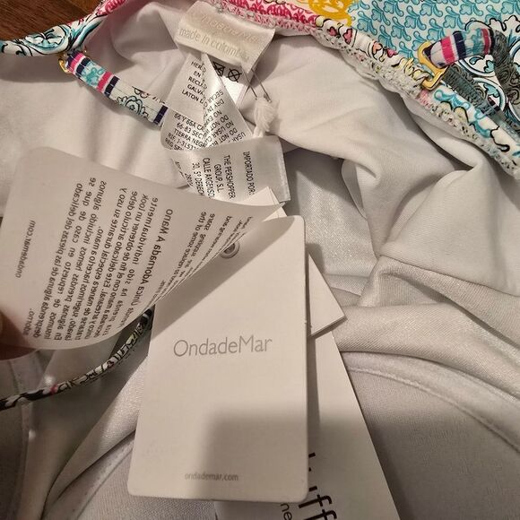 ONDA DE MAR Swimsuit One Piece Size Large Multicolor - Picture 9 of 11